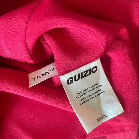 GUIZIO Paloma Lace Top - Fatale Pink XS - Picture 5 of 6